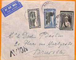 Aa0055 - BELGIAN Congo Belge - POSTAL HISTORY - AIRMAIL COVER From GOMBARI 1939 - Covers & Documents