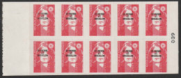 Année 1993 - Carnet N° C590 (590 X 10) - Marianne Du Bicentenaire - Sans Valeur Indiquée -  10 Valeurs - Postzegelboekjes