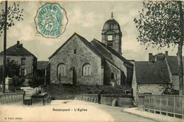 Rolampont * 1904 * Pont Et église Du Village - Autres & Non Classés