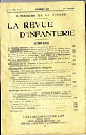 LA REVUE D INFANTERIE  NOVEMBRE 1937  -  PAGES  909 A 1143  -  BROCHE 234 PAGES N° 542 - Français