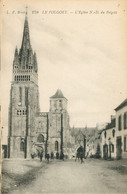 CPA-29-   LE FOLGOET, Eglise N.-D. Du Folgoët, Animation *Scan Recto/verso - Daoulas