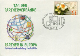 Germany Deutschland Postal Stationery - Cover - Flora Roses Design - Stamp Exhibition Berlin - Sobres Privados - Usados