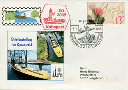 Germany Deutschland Postal Stationery - Cover - Flora Roses Design - Spreewald, Canoe Mail - Sobres Privados - Usados