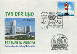 Germany Deutschland Postal Stationery - Cover - Lighthouse Design - UNO Day - Enveloppes Privées - Oblitérées