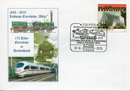 Germany Deutschland Postal Stationery - Cover - Revolution Design - Railway, Trains - Sobres Privados - Usados