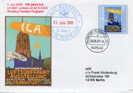 Germany Deutschland Postal Stationery - Cover - ILA Design - Flightmail, Junkers 52 - Sobres Privados - Usados