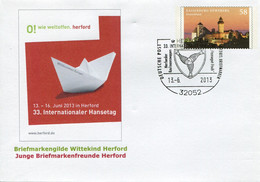 Germany Deutschland Postal Stationery - Cover - Kaiserburg Design - Herford, Hanse Fair - Sobres Privados - Usados