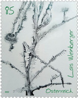 Austria - 2022 - Modern Art - Lois Weinberger - Onopordon Acanthium (Donkey Thistle) - Mint Stamp - Neufs