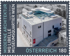 Austria - 2022 - Vienna Museum Quarter - MQ Libelle Rooftop On Leopold Museum - Mint Stamp - Ungebraucht