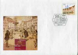 Germany Deutschland Postal Stationery - A5 Envelope - Eichstätt Design - City Anniversary - Privé Briefomslagen - Gebruikt