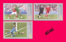 TRANSNISTRIA 2022 Sport Football Soccer FIFA World Cup Championship 2022 In Qatar 3v Imperforated MNH - 2022 – Qatar