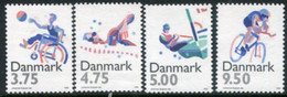 DENMARK 1996 Disabled Sports MNH / **.  Michel 1120-23 - Ungebraucht