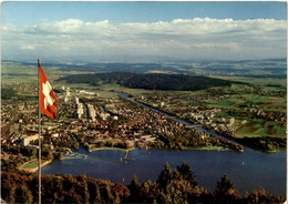 Nidau - Panoramasicht Von Magglingen (8246) * 9. 5. 1989 - Nidau