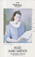 RARE TC JAPON / 110-46692 - PEINTURE FRANCE - MARIE LAURENCIN - PAINTING JAPAN Phonecard 1898 - Pittura
