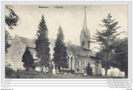 MESSANCY ..-- L ' Eglise . Vers VADOUVILLE ( Melle Lucette NICOLAS ) . Voir Verso . - Messancy