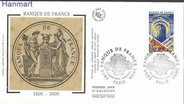 France 2000 Mi S3440 FDC  (FDC ZE1 FRNS3440) - Coins