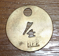 Jeton D'atelier Ou D'outillage Uniface "4 E.I.F.P." (à Déterminer) Factory Token - Professionnels / De Société