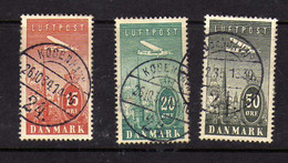 Danemark (1934) - Avion - Ville - Oblit - Airmail