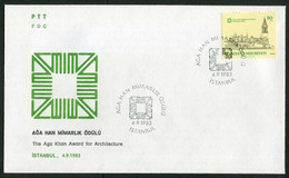 Türkiye 1983 The Aga Khan Award For Architecture, Topkapi Palace, Istanbul | Architect Mi 2651 FDC - Storia Postale