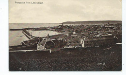 Postcard  Cornwall Rp Penzance From Lescudjack Valentines - St.Ives