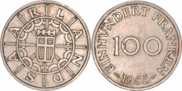 Sarre - Allemagne - Saarland - 1955 - 100 Franken - KM#4 - 06-040 - Saar