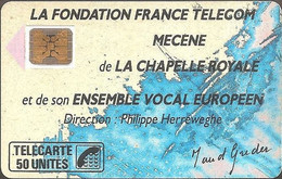 F0074  50 Chapelle Royale 1 (texte Gras) Motif/instrum. USED - 1989