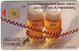 F0091 120 Kronenbourg Petite Fleche ( Batch: 27521A) USED - 1989