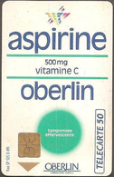 F0096  50 Aspirine Oberlin ( Batch: 34404E) USED - 1989