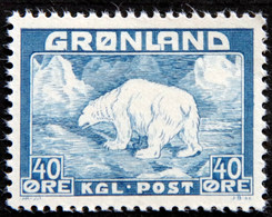Greenland 1946 Polar Bear  Minr.27  MNH (**)  ( LOT F 2300 ) - Neufs