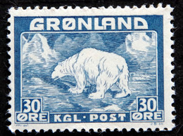 Greenland 1938 Polar Bear  Minr.6  MNH (**)  ( LOT E 1739 ) - Unused Stamps