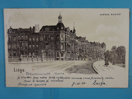 Liège Avenue Rogier (lith. Bordt 1900) - Liege