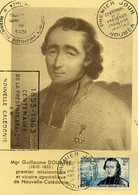 1953 - Nouméa - Centenaire Nouvelle Calédonie - Carte Maximum - Mgr Guillaume Douarre - Cartas & Documentos