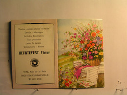 Equeurdreville - Petit Calendrier 1992 - Victor Heurtevent - Rue De La Paix - 68 X 102 Mm - Equeurdreville