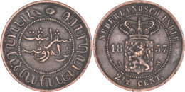 Indes Néerlandaises - Indonésie - 1857 - 2 1/2 Cent - QUALITE - 06-044 - Indes Néerlandaises