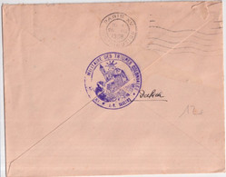 SENEGAL - 1938 - ENVELOPPE FM De L'INSTRUCTION MILITAIRE Des TROUPES COLONIALES à DAKAR => PARIS - Cartas & Documentos