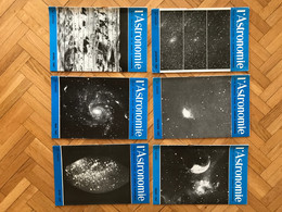 L'Astronomie. Revue Mensuelle, 6 N° De 1967. Société Astronomique De France. Ciel, étoiles - Astronomia
