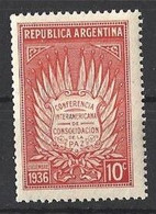Argentina 1936 Inter-American Peacebuilding Conference MNH Stamp - Neufs