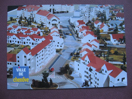 CPM CPSM 21 CHENOVE Maquette Du QUARTIER DES GRANDS CRUS 1989 - Chenove