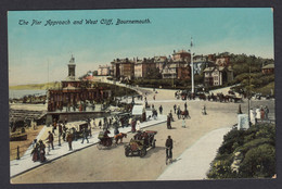 Vintage Postcard Postale Carte Postkarte The Pier Approach And West Cliff Bournemouth - Bournemouth (until 1972)