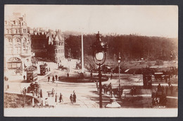 Vintage Postcard Postale Carte Postkarte The Square Bournemouth 1904 Trams Real Photo RPPC - Bournemouth (until 1972)