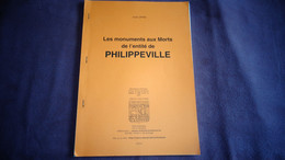 LES MONUMENTS AUX MORTS ENTITE DE PHILIPPEVILLE Régionalisme Sautour Romedenne Surice Omezée Villers Samart Neuville - België