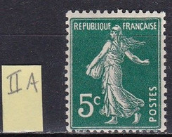 FR7023 - FRANCE – 1907 – SOWER TYPE - Y&T # 137d MNH 7 € - Nuovi