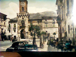 BORGO VELINO - PIAZZA UMBERTO I ANIMATA Auto Car  T TABACCHI  BAR  VB1961 IR10265 - Rieti