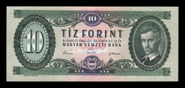 Hungria Hungary 10 Forint 1962 Pick 168c SC UNC - Hongarije