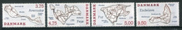 DENMARK 1995 Danish Islands  MNH / **.  Michel 1096-99 - Neufs