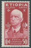 1936 ETIOPIA EFFIGIE 50 CENT MNH ** - RF21-2 - Etiopia