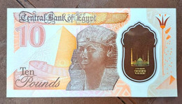 Egypt 2022 , Recently Issued , First Polymer 10 Pounds Banknote - Kilowaar - Bankbiljetten