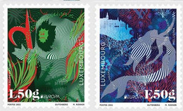 Luxembourg, Europa 2022 - Myths And Legends, MNH Stamps Set - Unused Stamps