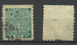 PORTUGAL 1917 Unissued Stamp MONARQUIA DO NORTE Monarchisten-Ausgabe 35 Reis, Perforated, Used - Gebraucht