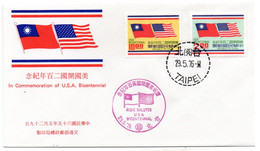 Sobre De 1976 Commemoracion Usa - Lettres & Documents